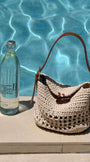 Rimsha Woven Handbag - Camel