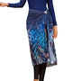 Deep Sea Leaf Beach Sarong Wrap- Swim Cover Up