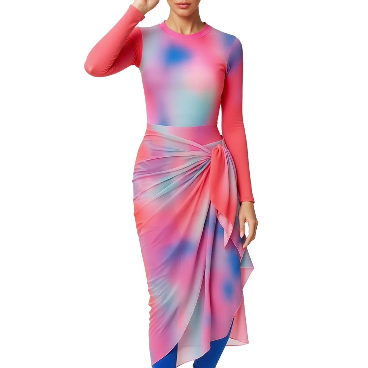 Asma Modest Burkini 3-Piece Full Coverage Swim Set