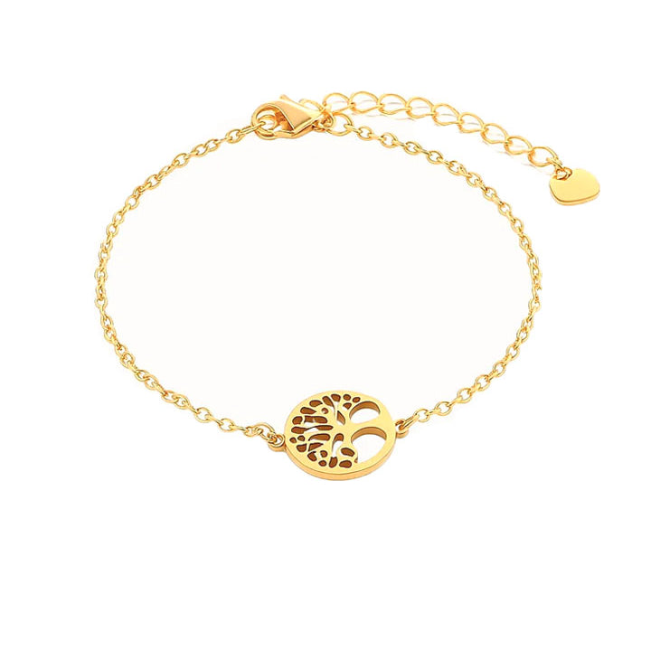 Tree of Life Charm Bracelet – Gold