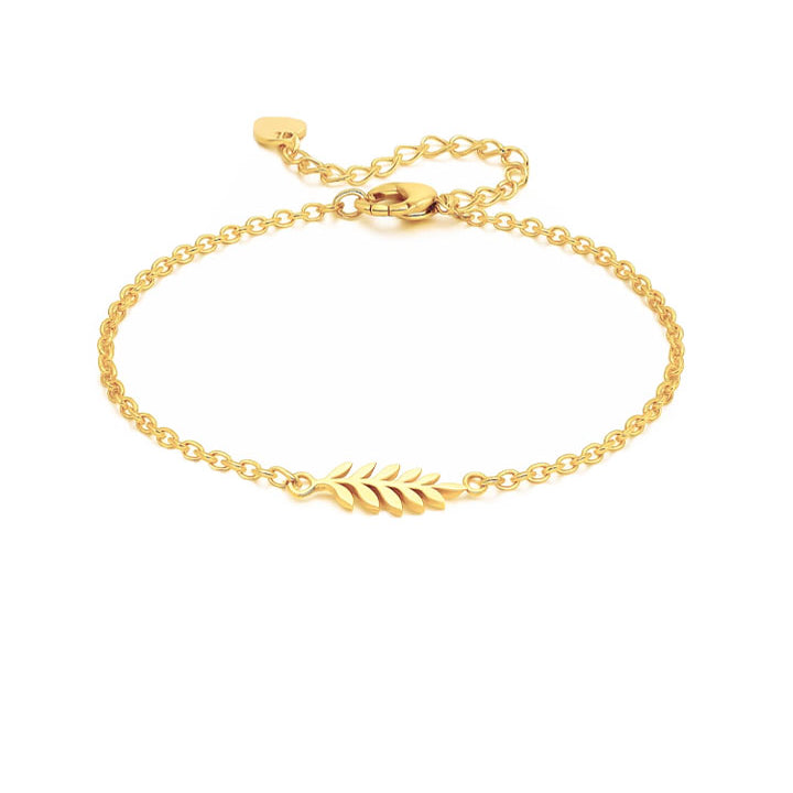 Olive Branch Bracelet – Gold