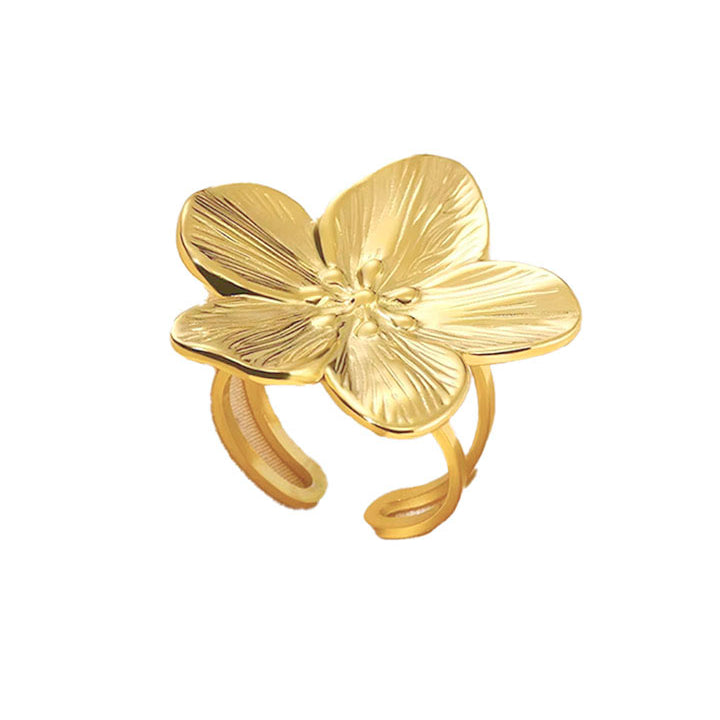 Blossom Open Ring – Gold