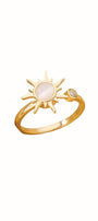 Sunburst Open Ring – Gold