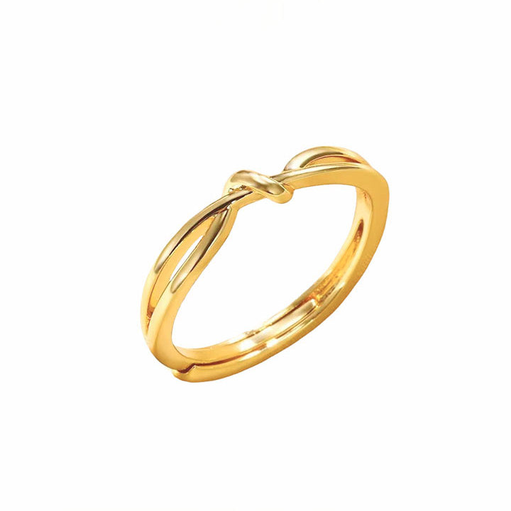 Knot Band Ring – Gold