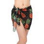Pineapple Bliss Graphic Beach Sarong Wrap- Swim Cover Up