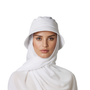 Amina Grace Chiffon Hijab – Pure White