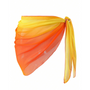 Sunrise Glow Ombre Beach Sarong Wrap- Swim Cover Up