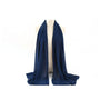 Rania Whisper Flowy Chiffon Hijab – Navy Blue