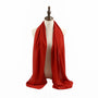 Rania Whisper Flowy Chiffon Hijab – Crimson Red