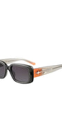 Tariq Star Gradient Frame Sunglasses– Black & Burnt Orange