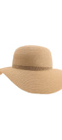 Natural Straw Beach Hat – Coffee