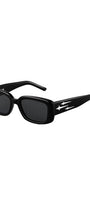 Tariq Star Gradient Frame Sunglasses– Black