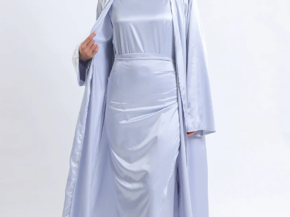 wearing abaya