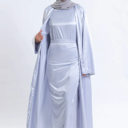 wearing abaya