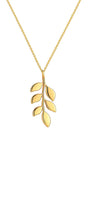 Gold Olive Leaf Necklace