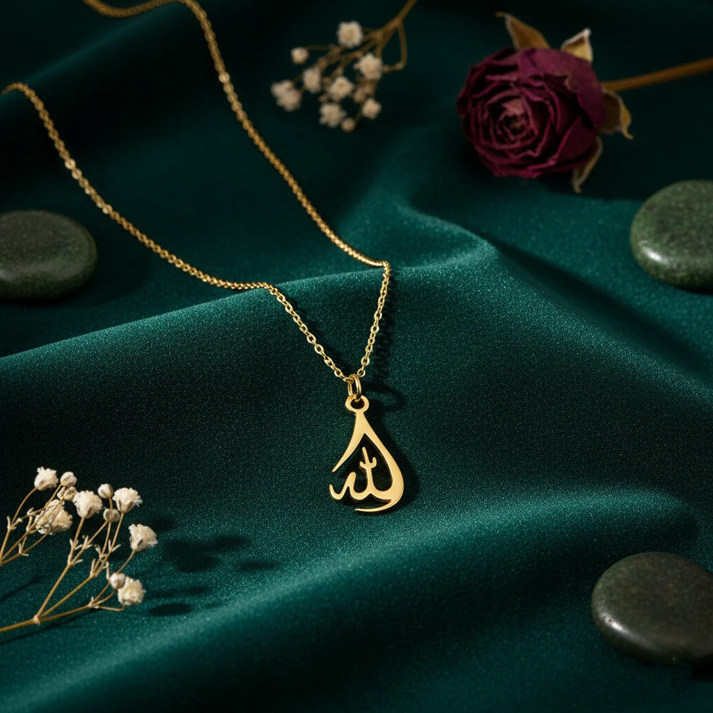 Elegant Arabic “Allah” Necklace