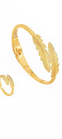 Feather Whisper Set – Cuff & Ring