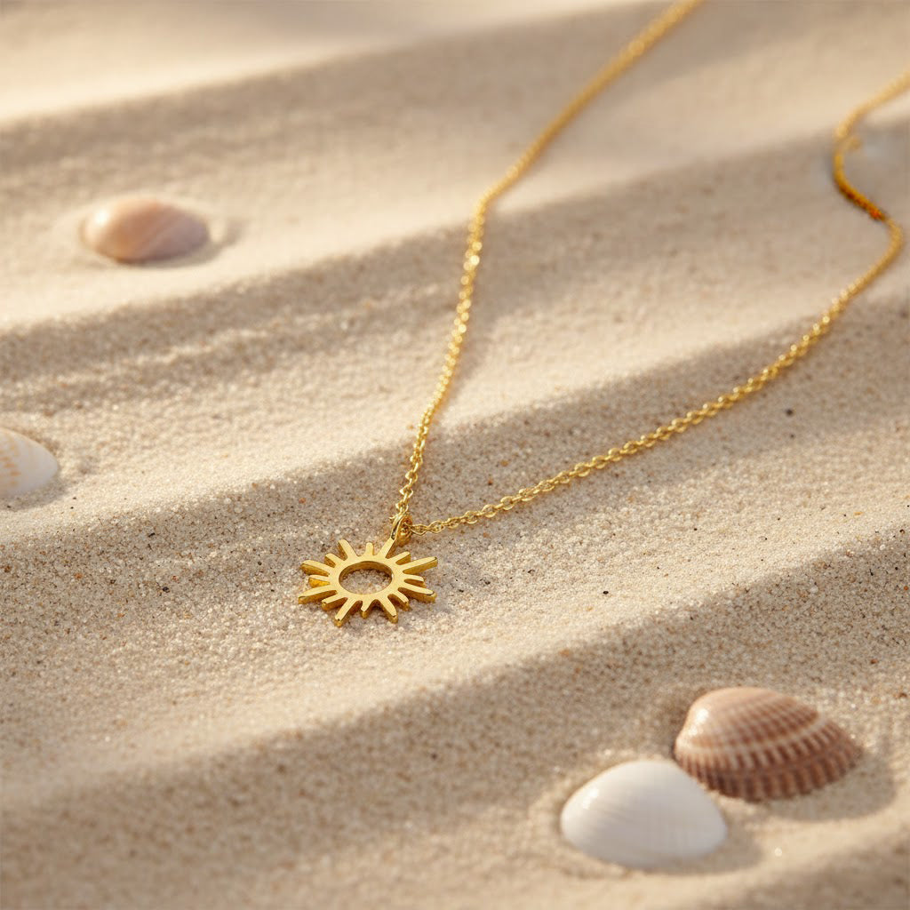 Minimalist Sunbeam Necklace