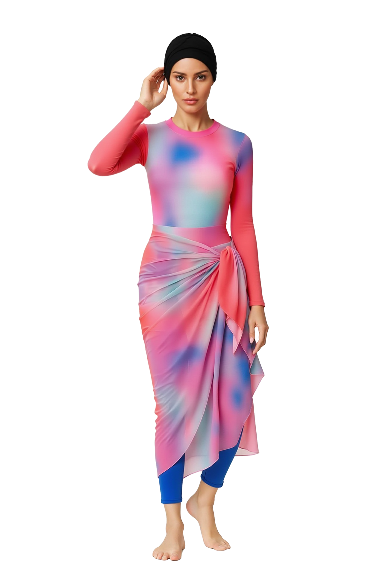 Asma Modest Burkini 3-Piece Full Coverage Swim Set