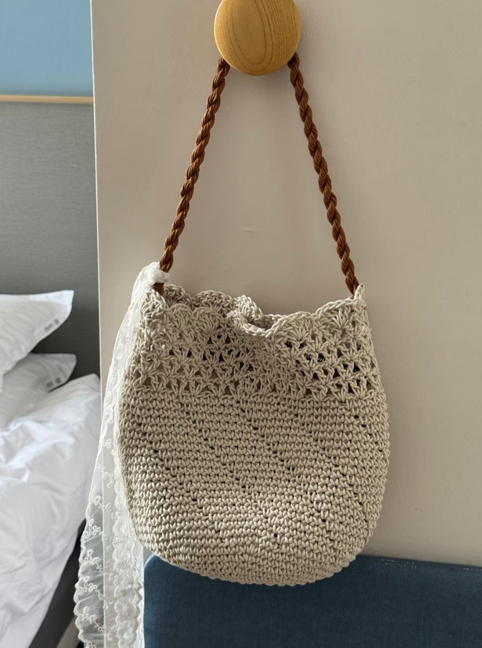 Amani Shoulder Bag - Beige