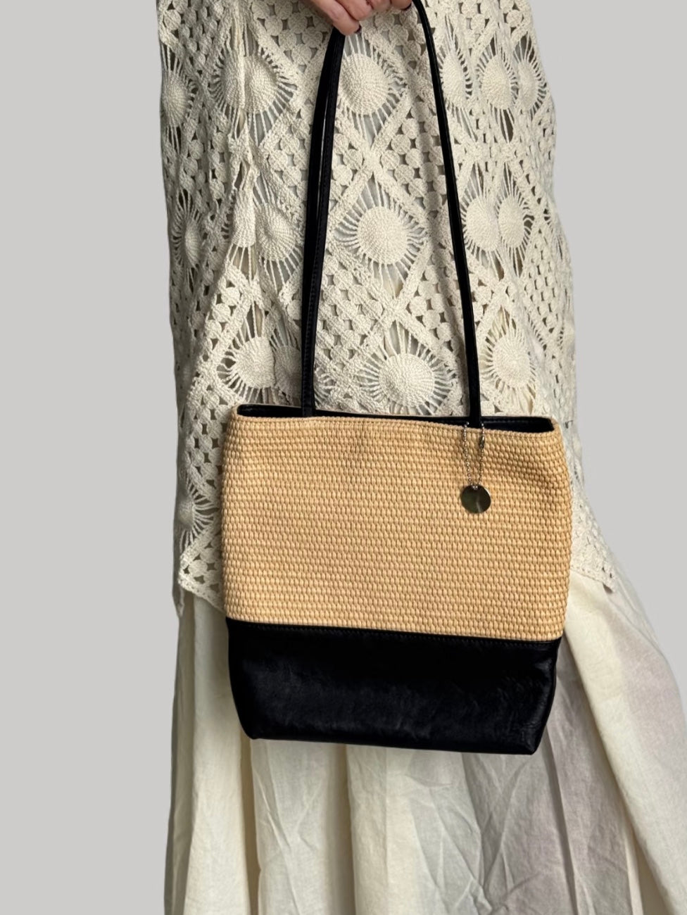 Areeba Shoulder Tote  Bag - Khaki