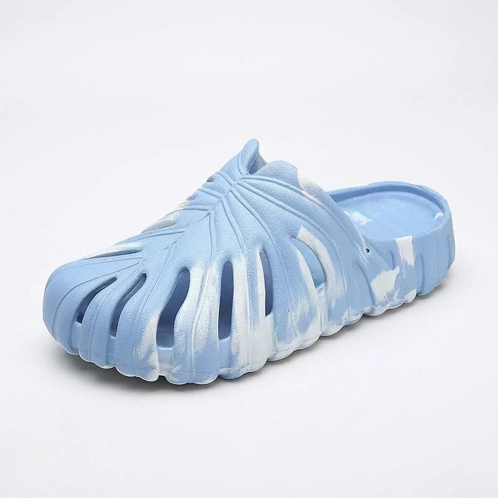 Unisex Breathable EVA Slide Sandals Non-Slip Lightweight Summer Slippers-Blue Camo