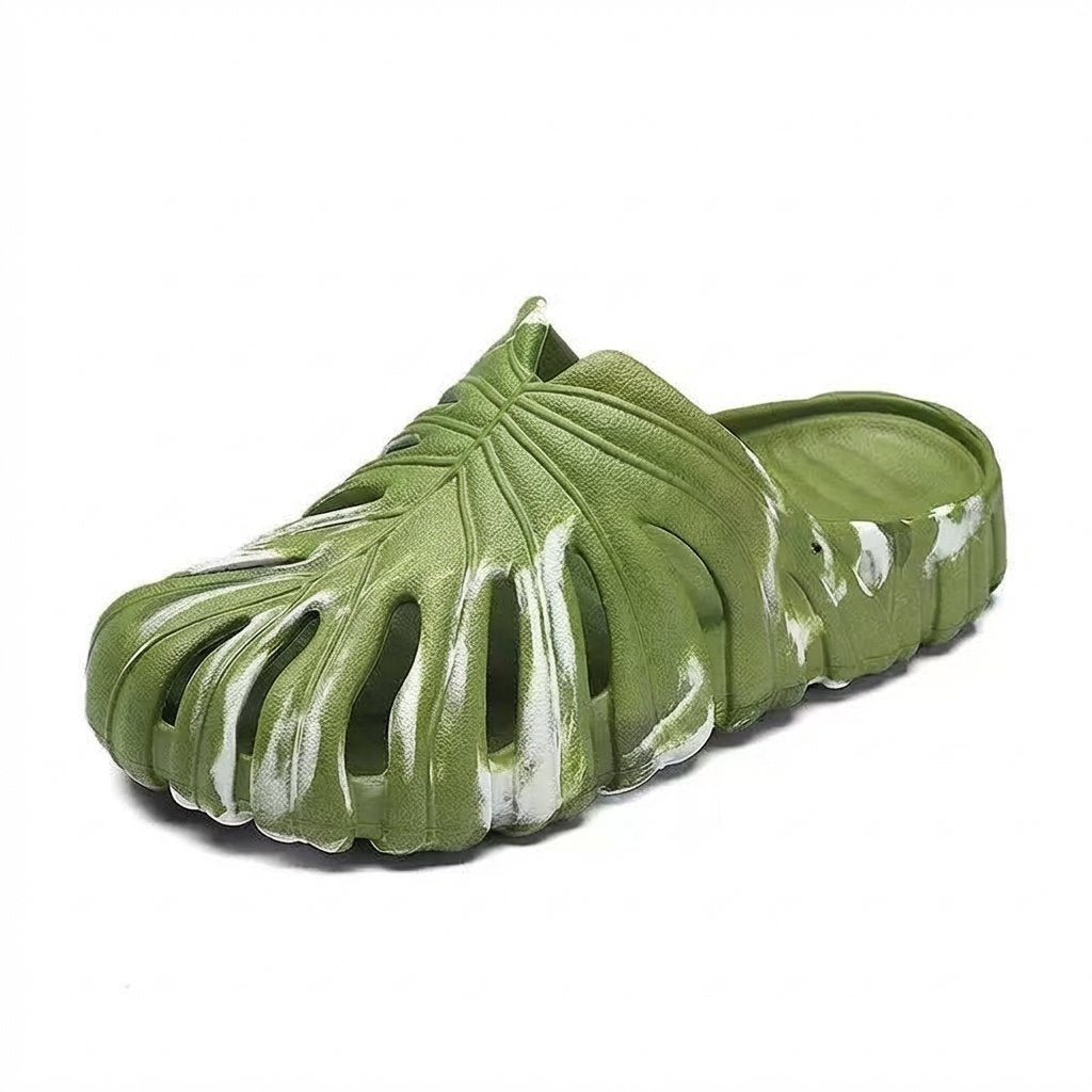 Unisex Breathable EVA Slide Sandals Non-Slip Lightweight Summer Slippers-Green Camo