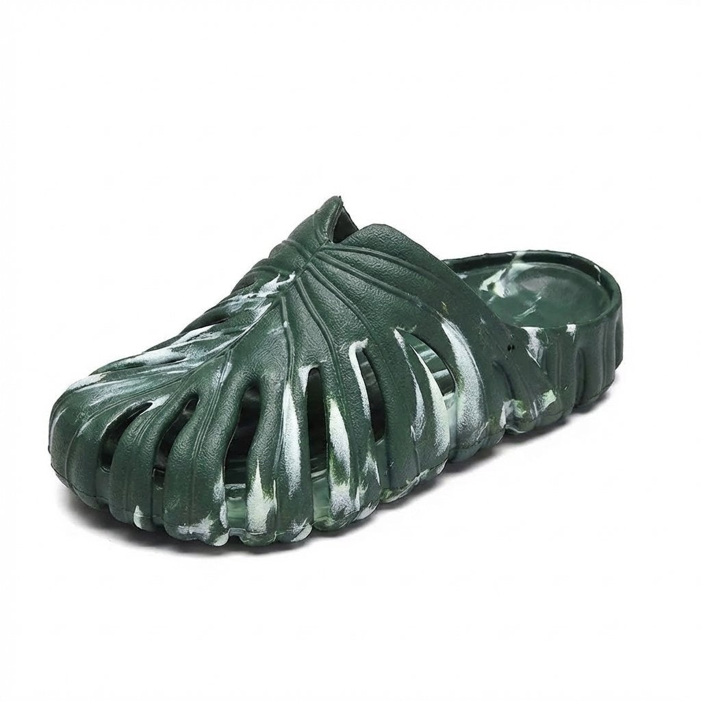 Unisex Breathable EVA Slide Sandals Non-Slip Lightweight Summer Slippers-Dark Green Camo