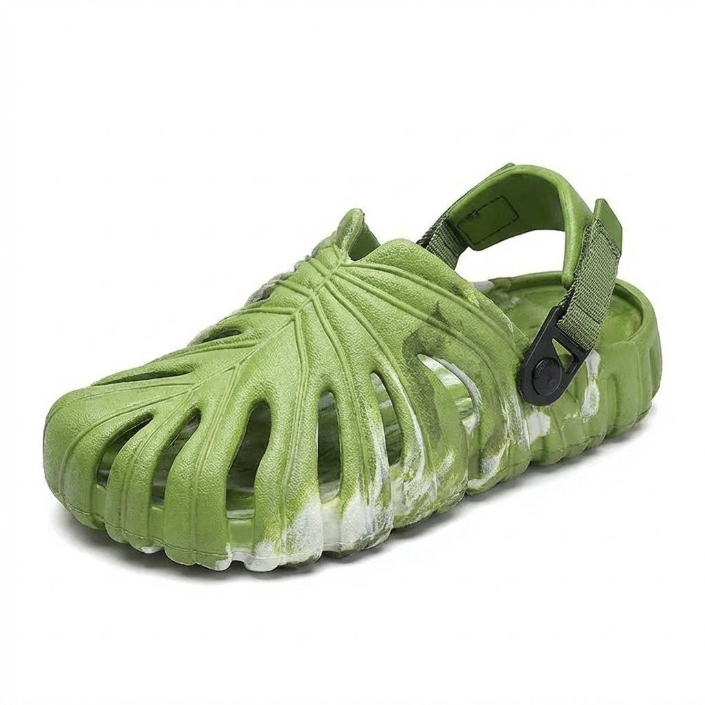 Unisex Breathable EVA Slide Sandals Non-Slip Lightweight Summer Slippers-Green Camo