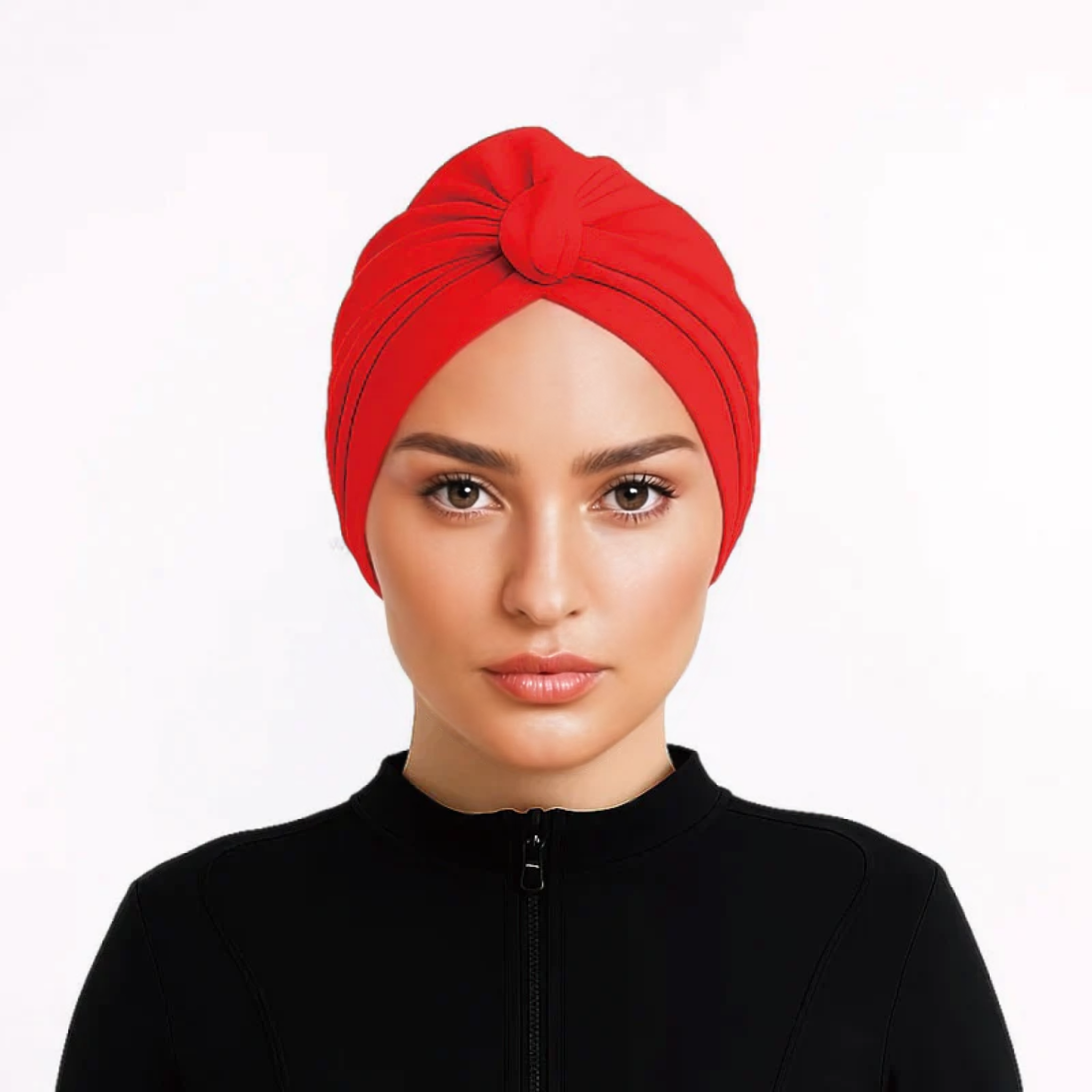 Monel Swim Cover Up-Red