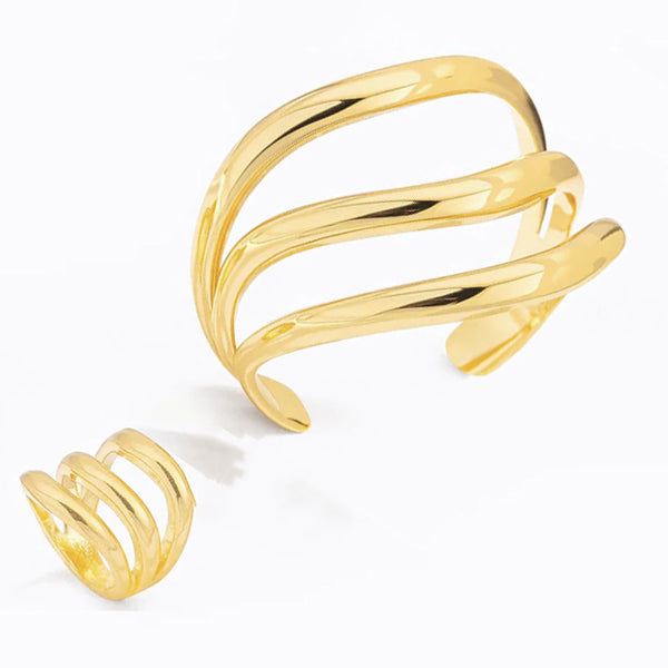 Flow Harmony Set – Cuff & Ring
