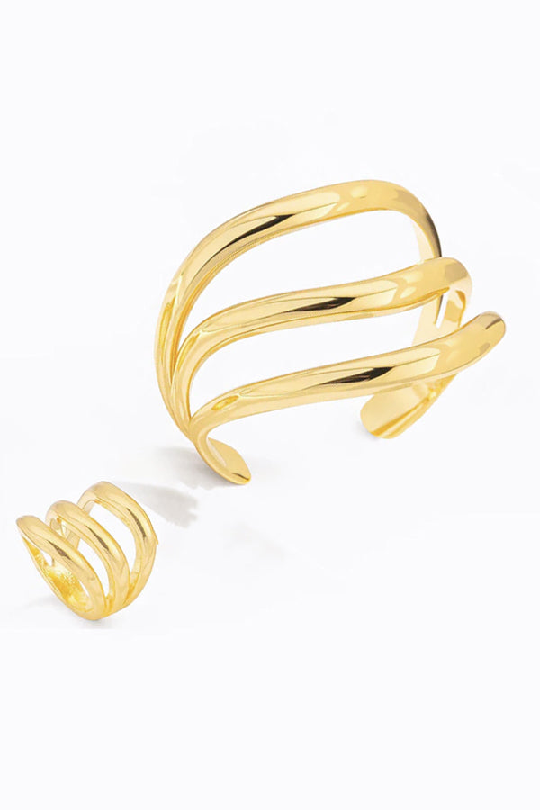 Flow Harmony Set – Cuff & Ring