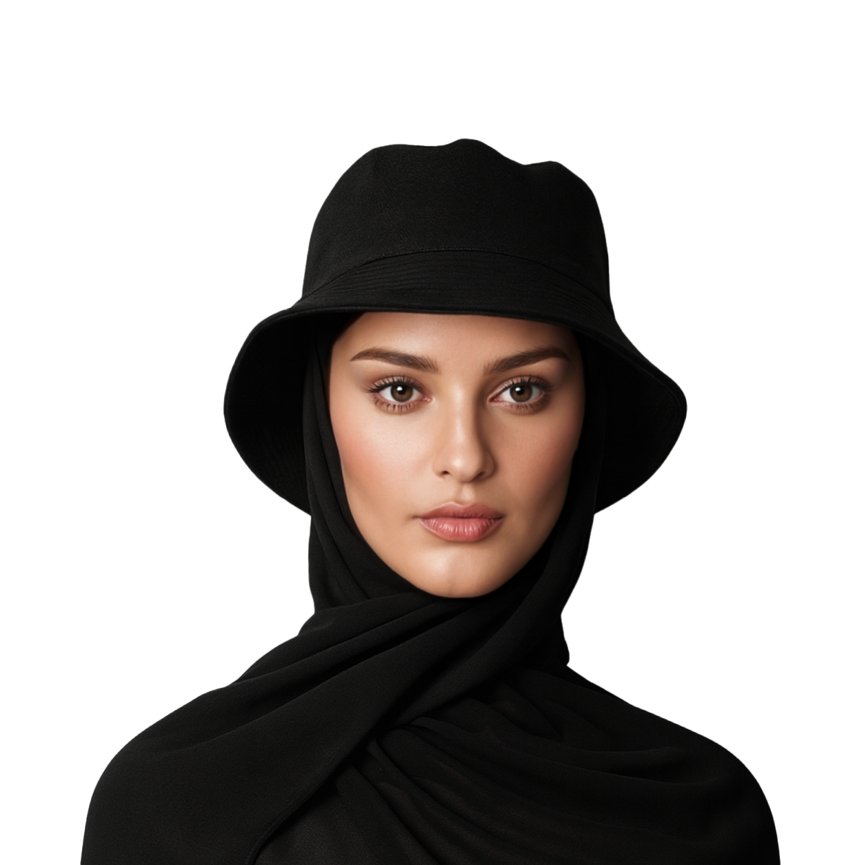 Amina Grace Chiffon Hijab –  Black