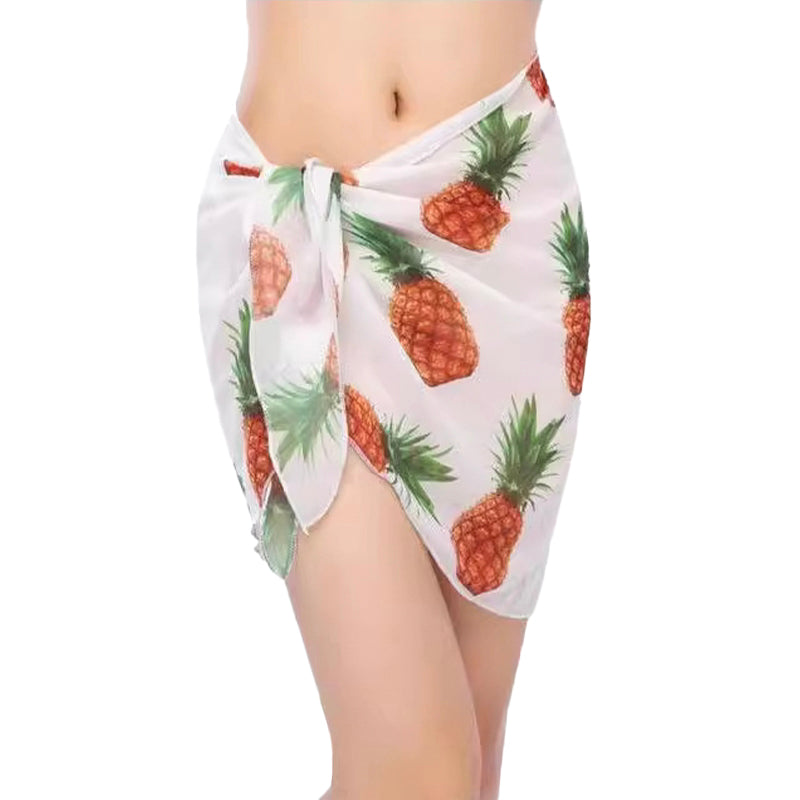 Pineapple Paradise Beach Sarong Wrap- Swim Cover Up