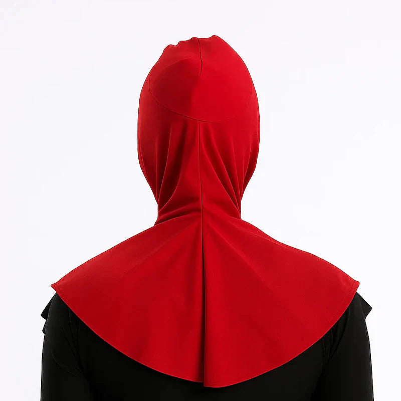 Monel Swim Pull Over Hijab – Bright Red