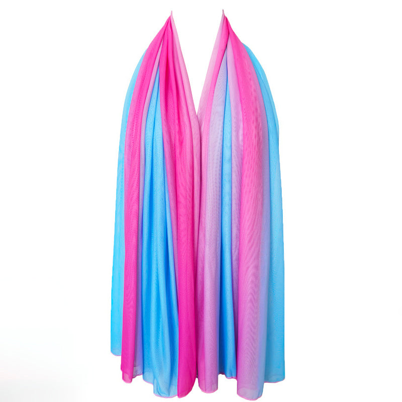 Ocean Rose Ombre Beach Sarong Wrap- Swim Cover Up