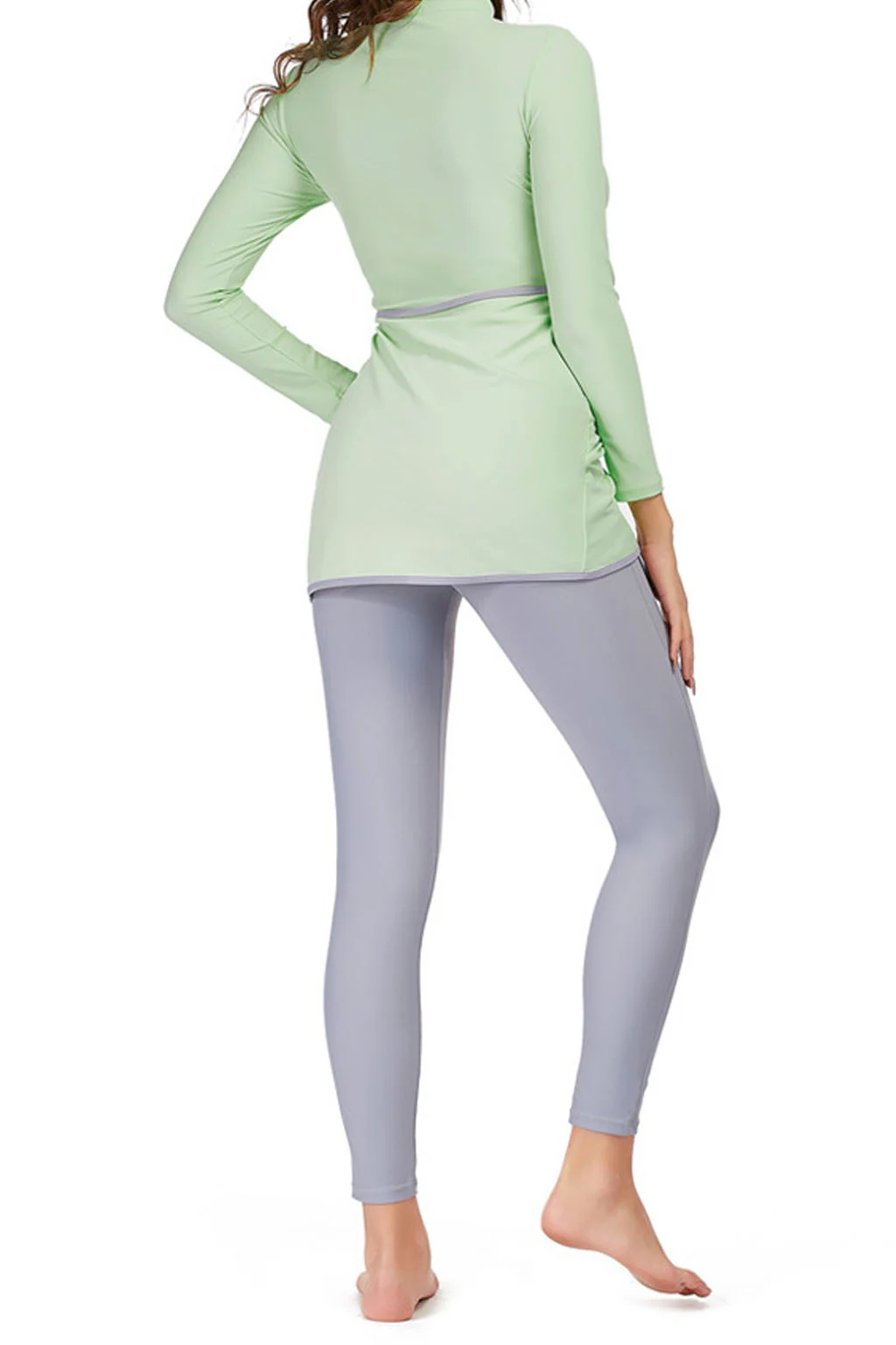 Zehra Modest Burkini 3-Piece Full Coverage Swim Set– Mint