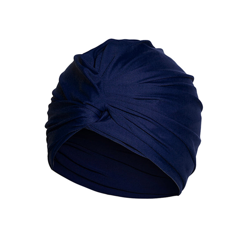 Monel Swim Turban – Deep Navy