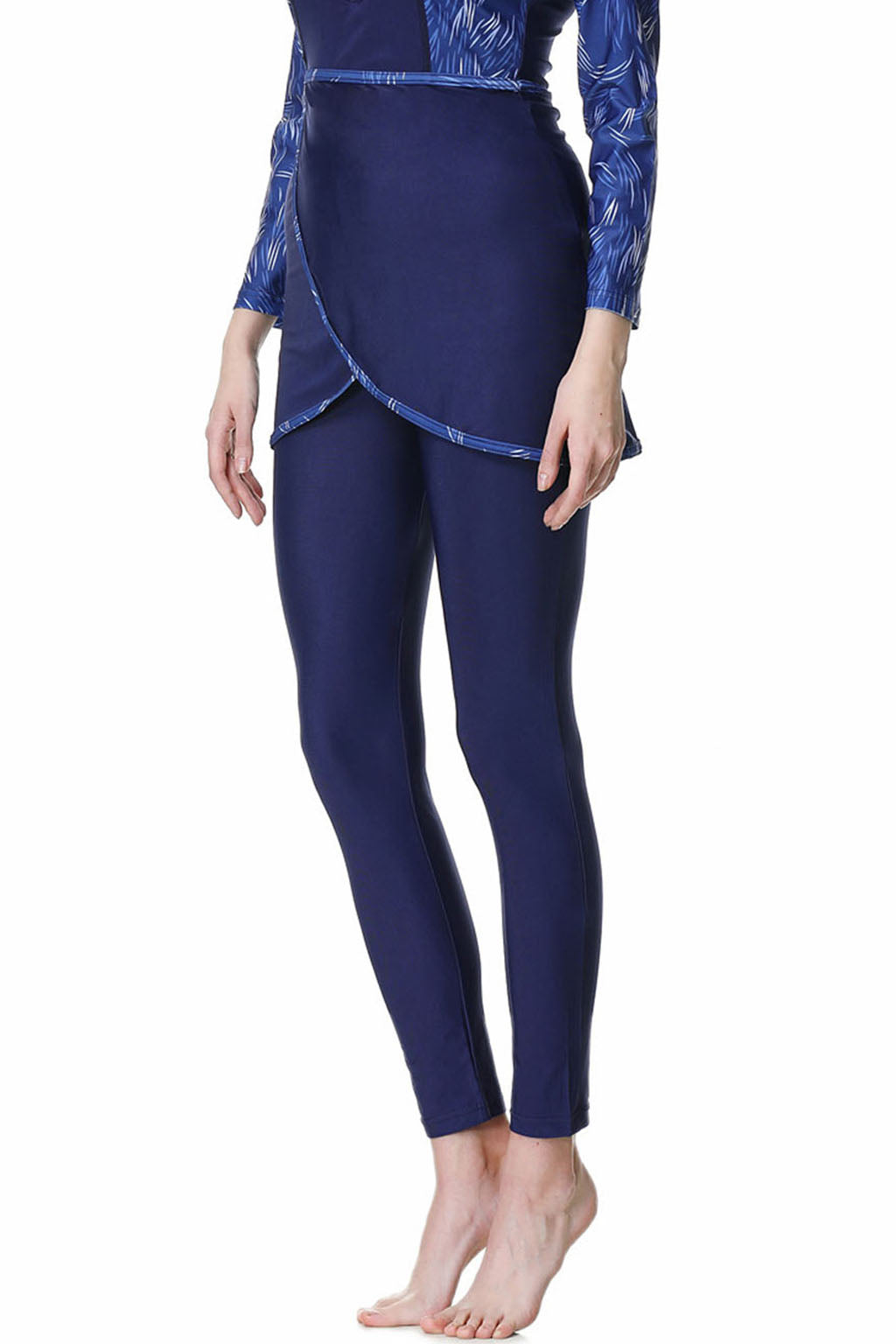 Zehra Sporty Burkini 3-Piece Swim Set – Navy Blue