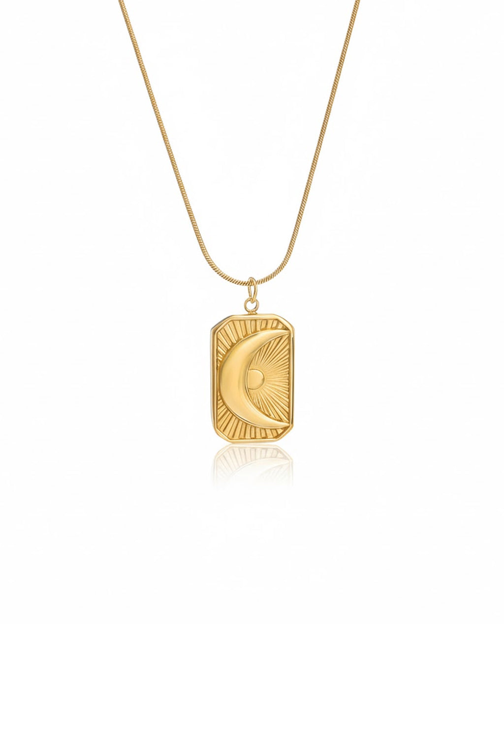 Hidaya Crescent Sun Necklace