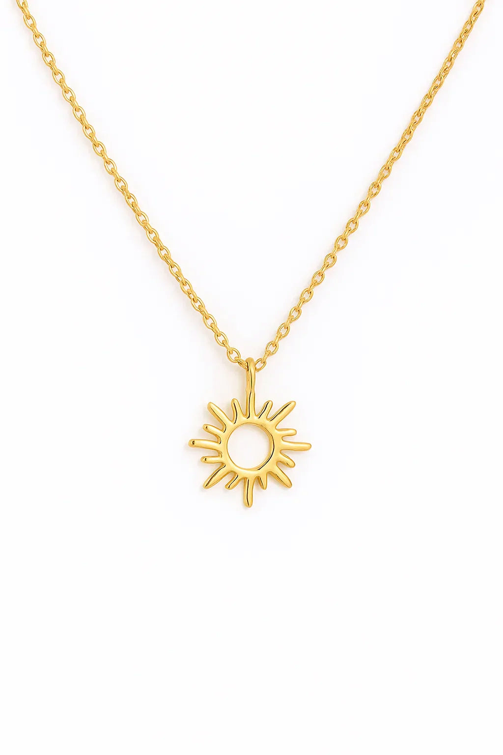 Minimalist Sunbeam Necklace