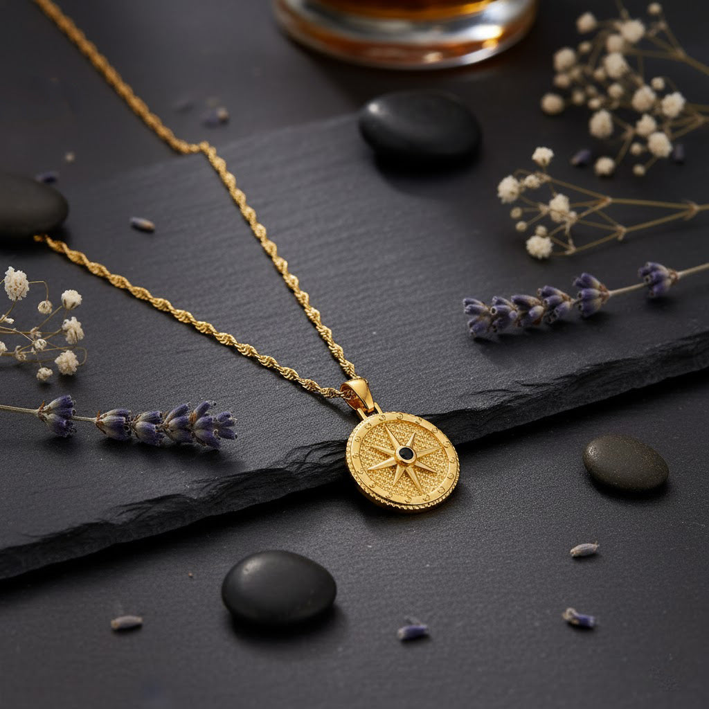 Tawakkul Compass Star Necklace
