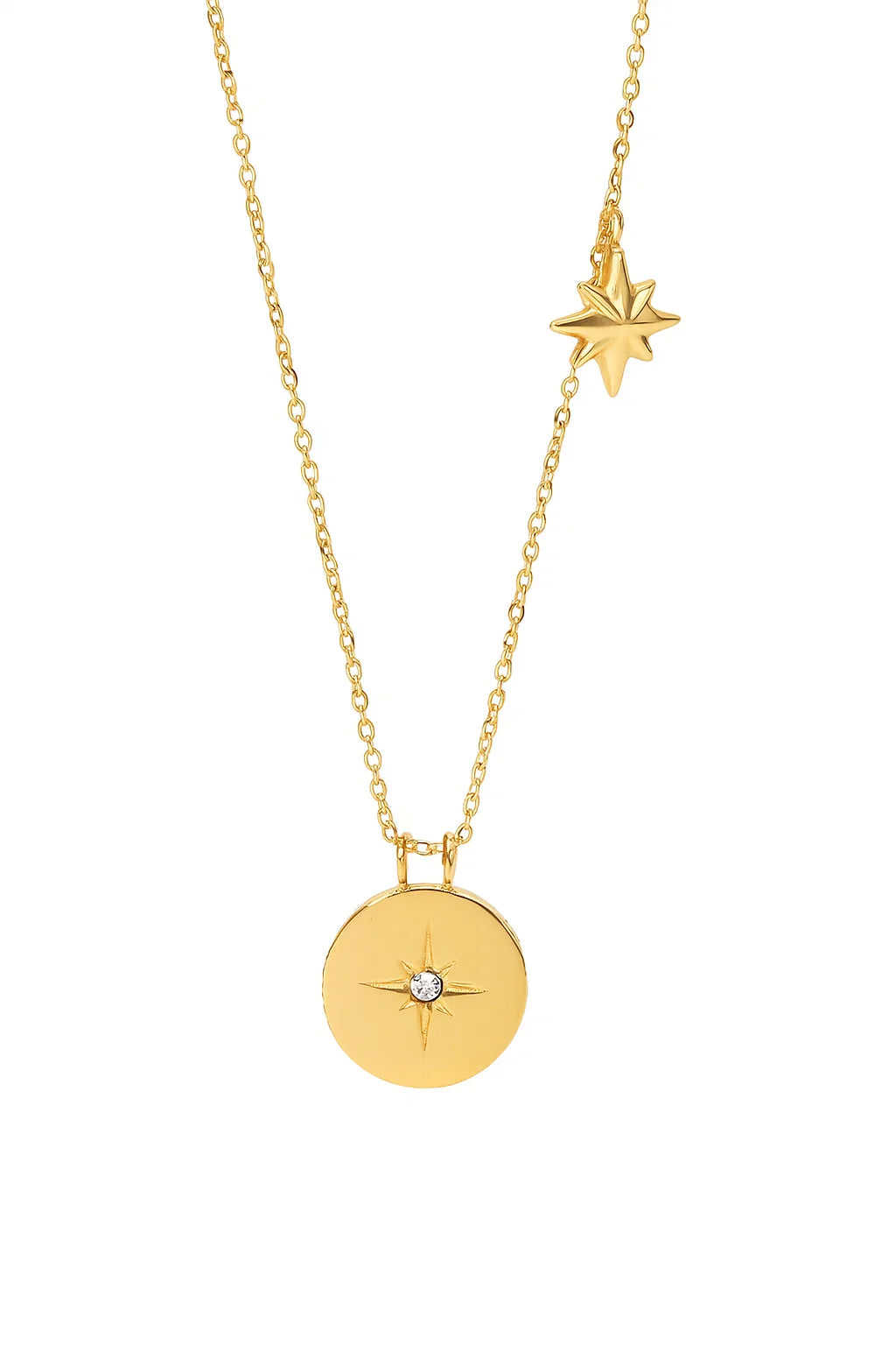 Starburst Disc  Necklace