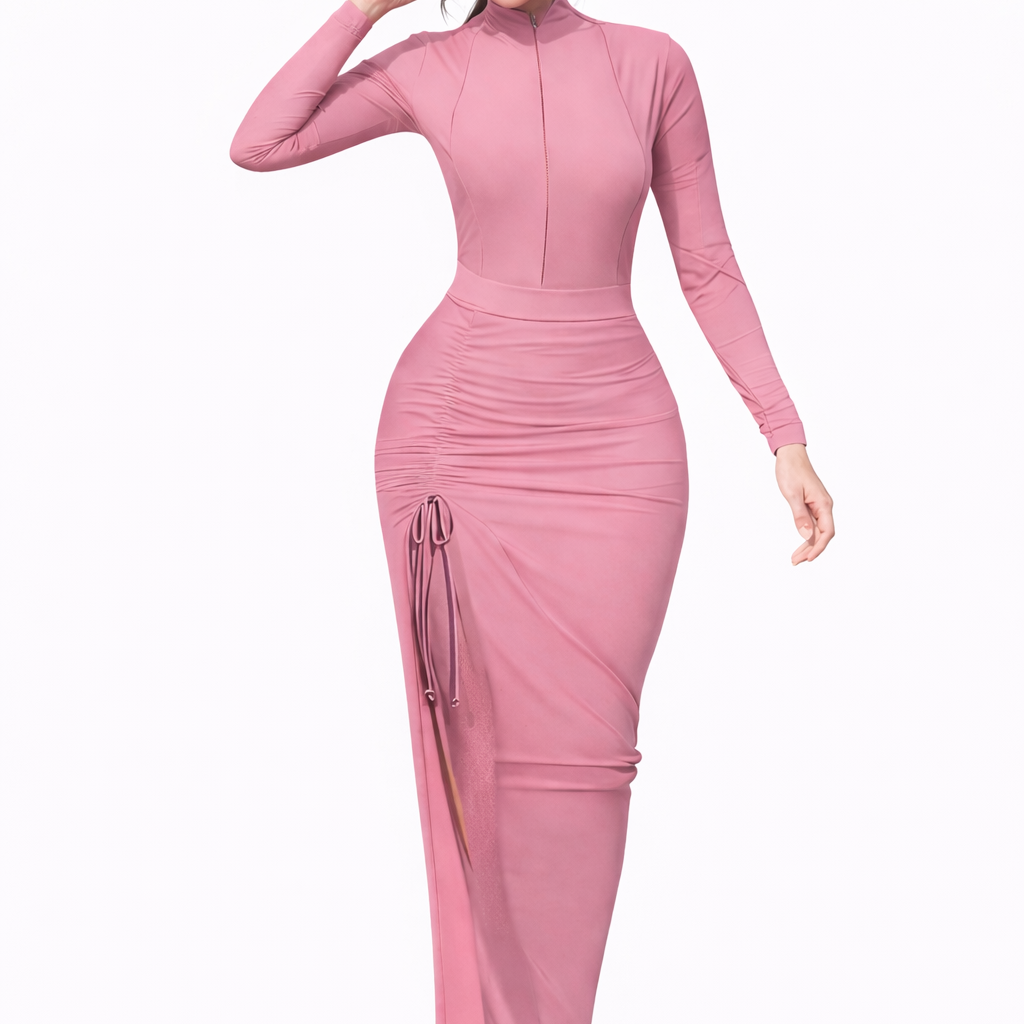 Ruwayda Modest Burkini 3-Piece Full Coverage Swim Set-Rose Pink