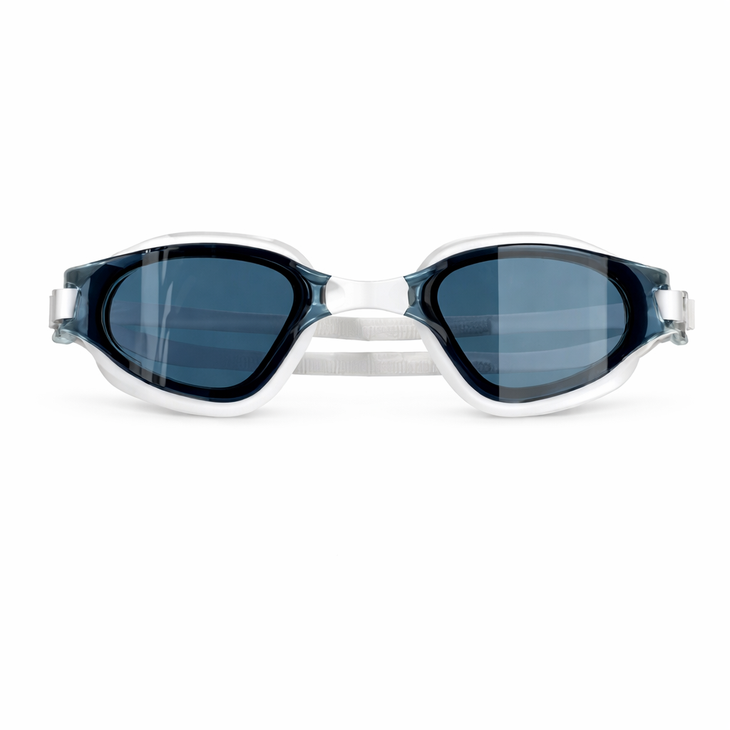 HD Lens Anti Fog Swimming Goggles 3D Fit Leakproof Adjustable With Case- Blue