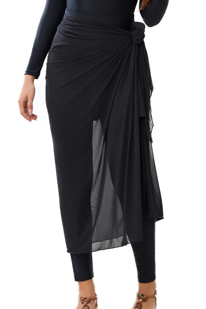 Asma Elegant Modest Burkini 3-Piece Full Coverage Swim Set - Solid Black