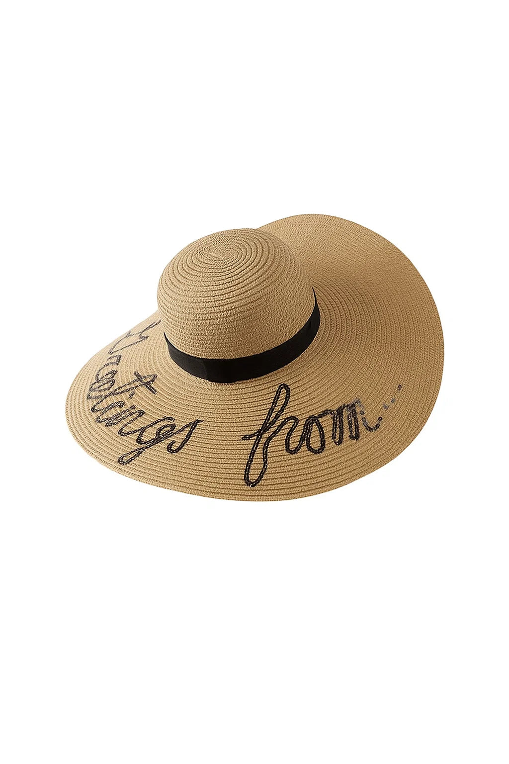 Natural Straw Beach Hat