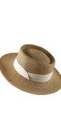 Flat-Top Straw Sun Hat