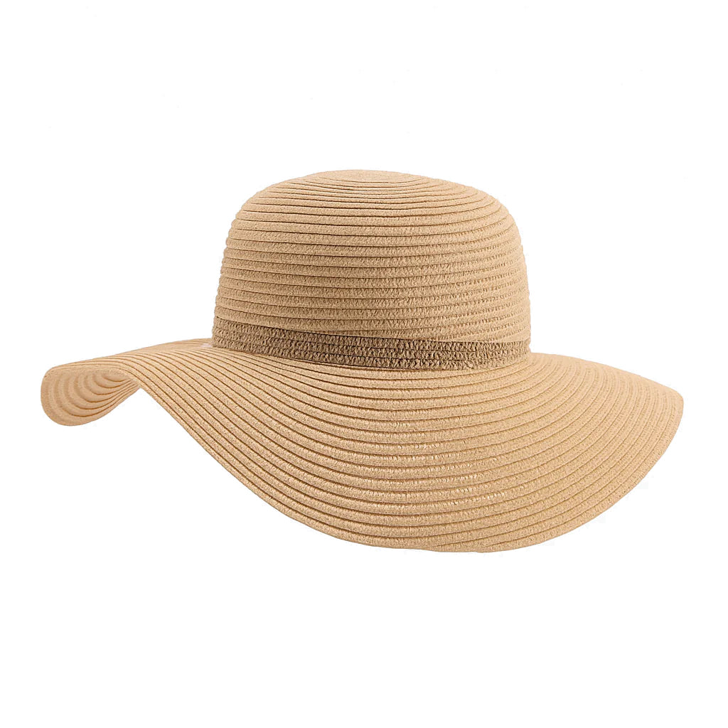 Natural Straw Beach Hat – Coffee