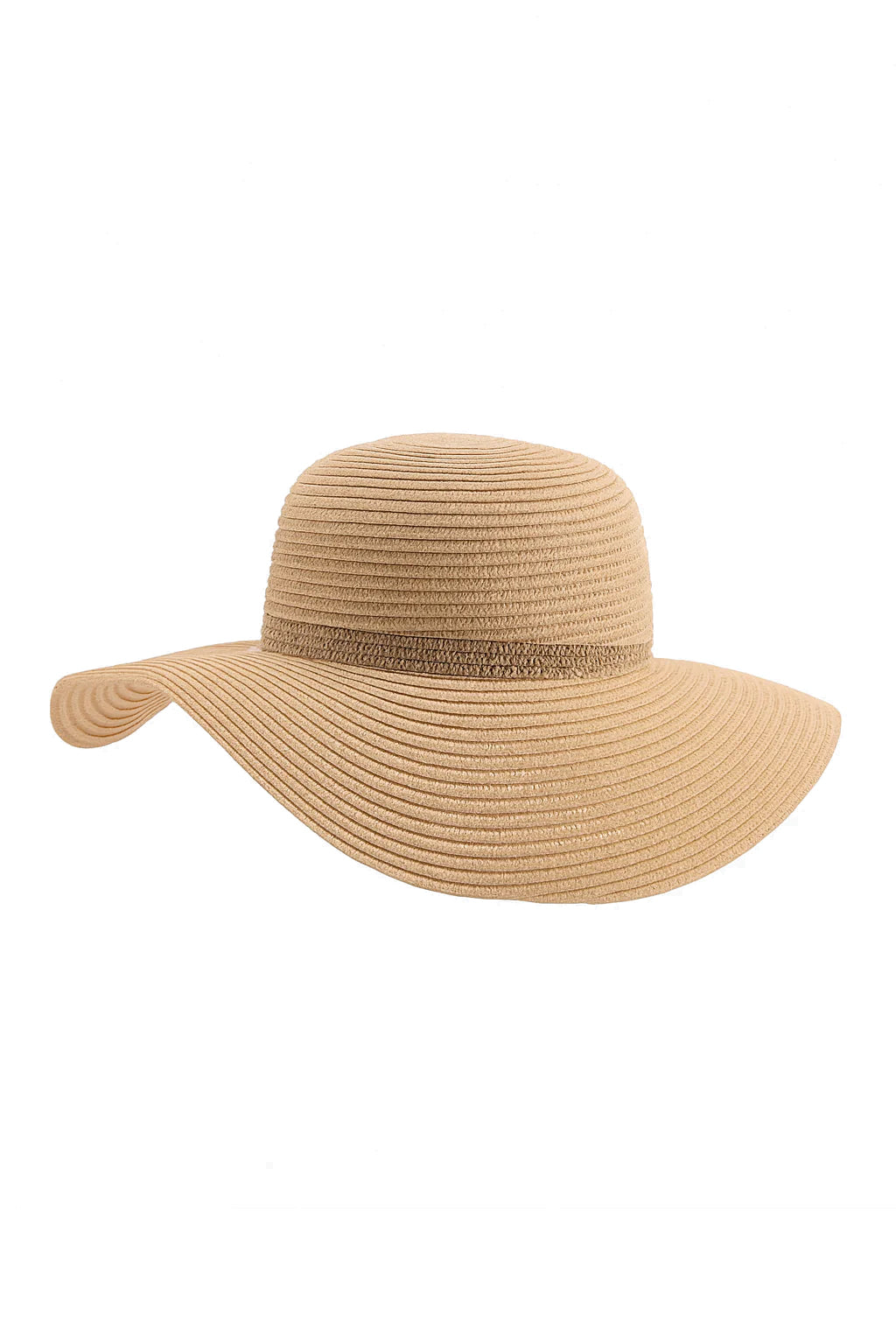 Natural Straw Beach Hat – Coffee